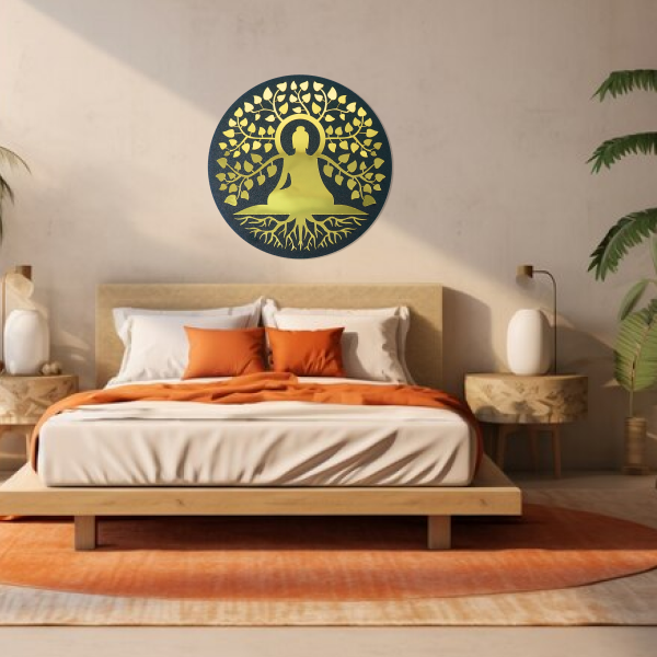 Premium Buddha of Compassion | Spiritual Wooden Wall Art |  Wall Hanging | Meditation & Mindfulness Décor for Home, Office & Yoga Room